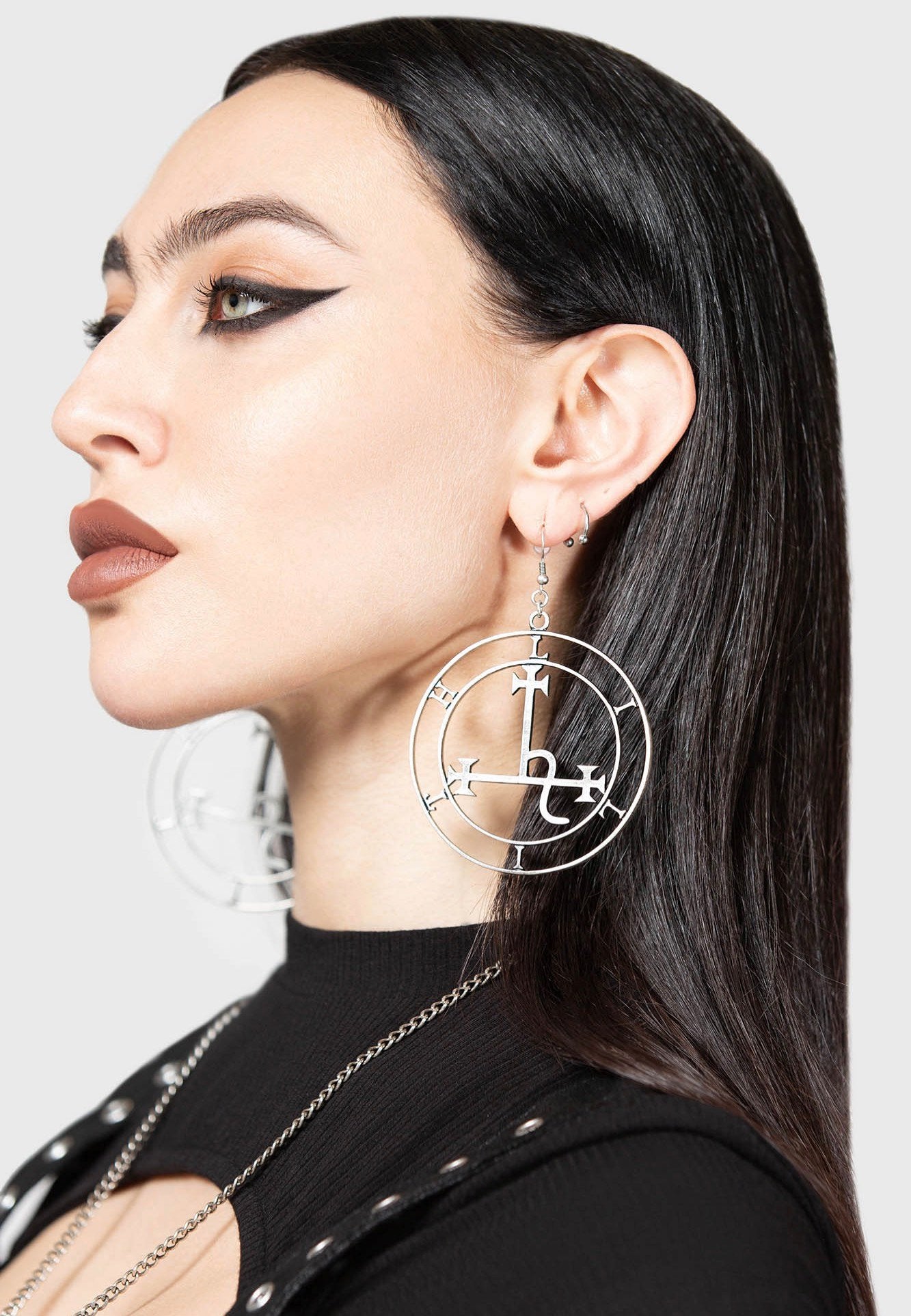 Killstar - Glorious Charm Silver - Earrings | Neutral-Image