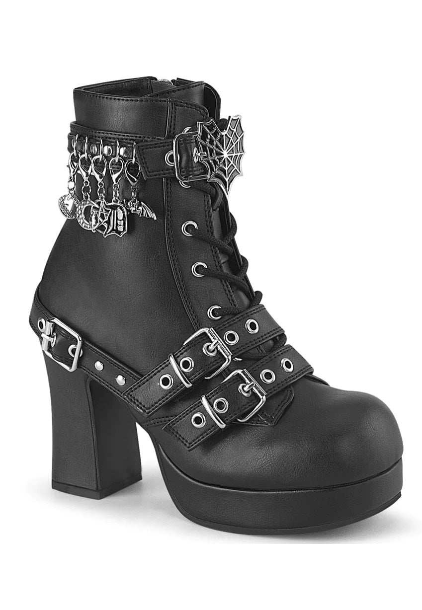 DemoniaCult - Gothika 66 Black - Heels | Women-Image