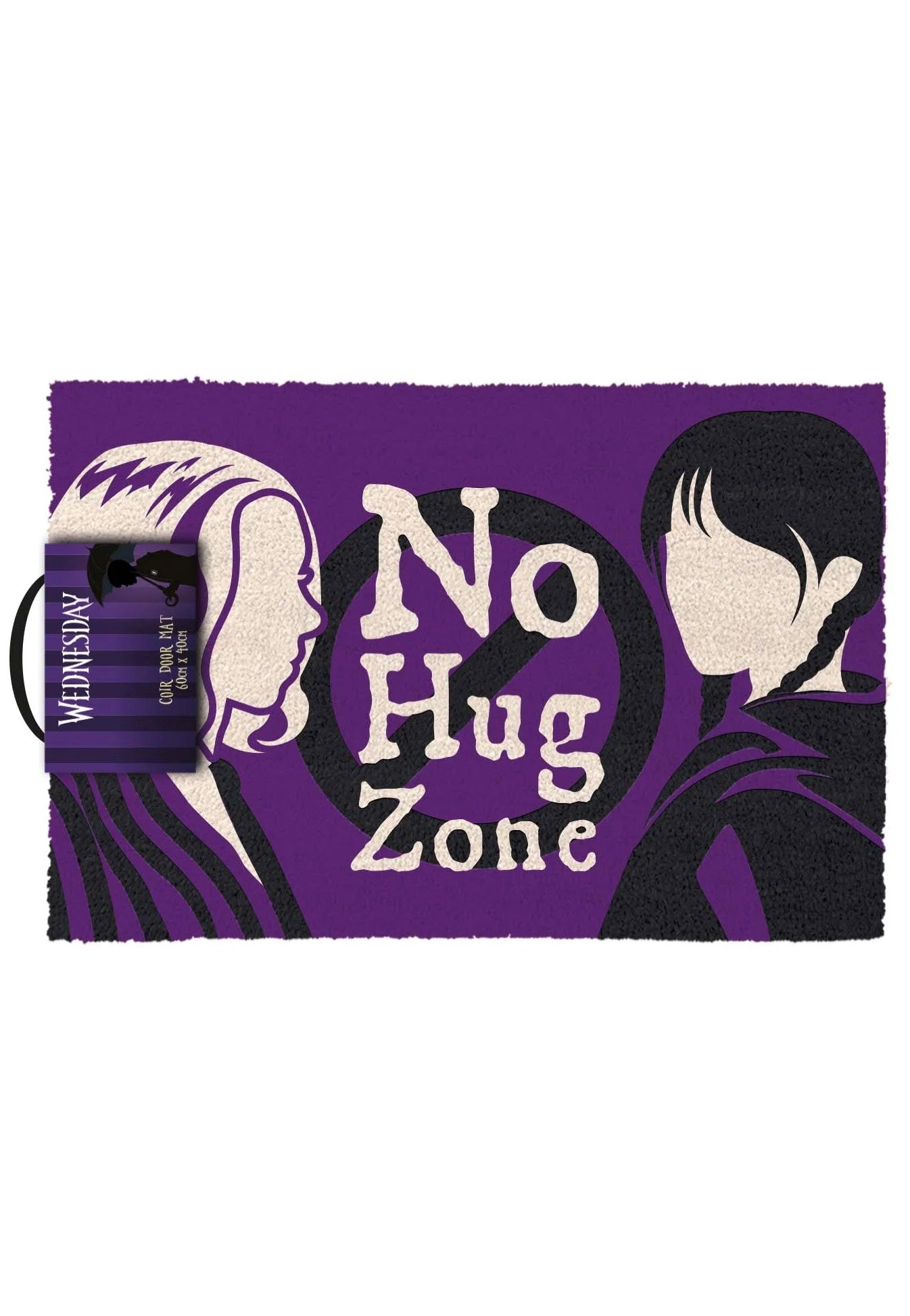 Wednesday Addams - No Hug Zone - Doormat | Neutral-Image