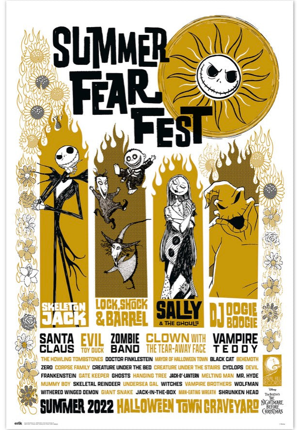 The Nightmare Before Christmas - Summer Fear Fest Maxi - Poster | Neutral-Image