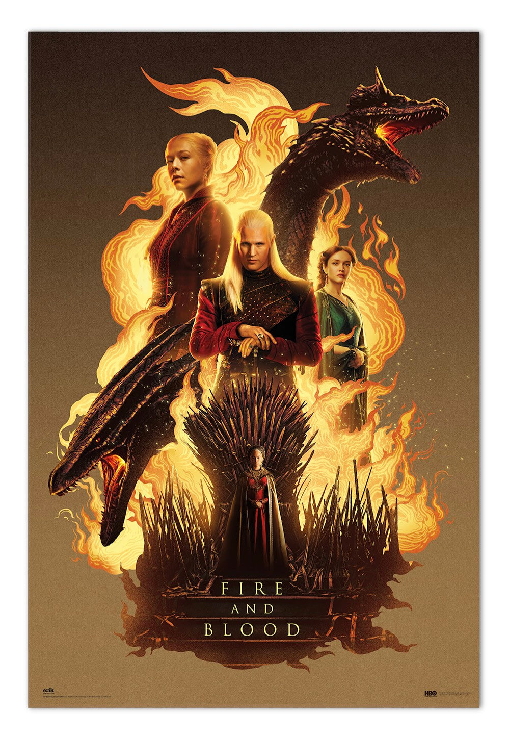 House Of The Dragon - Fire And Blood Maxi - Poster | Neutral-Image