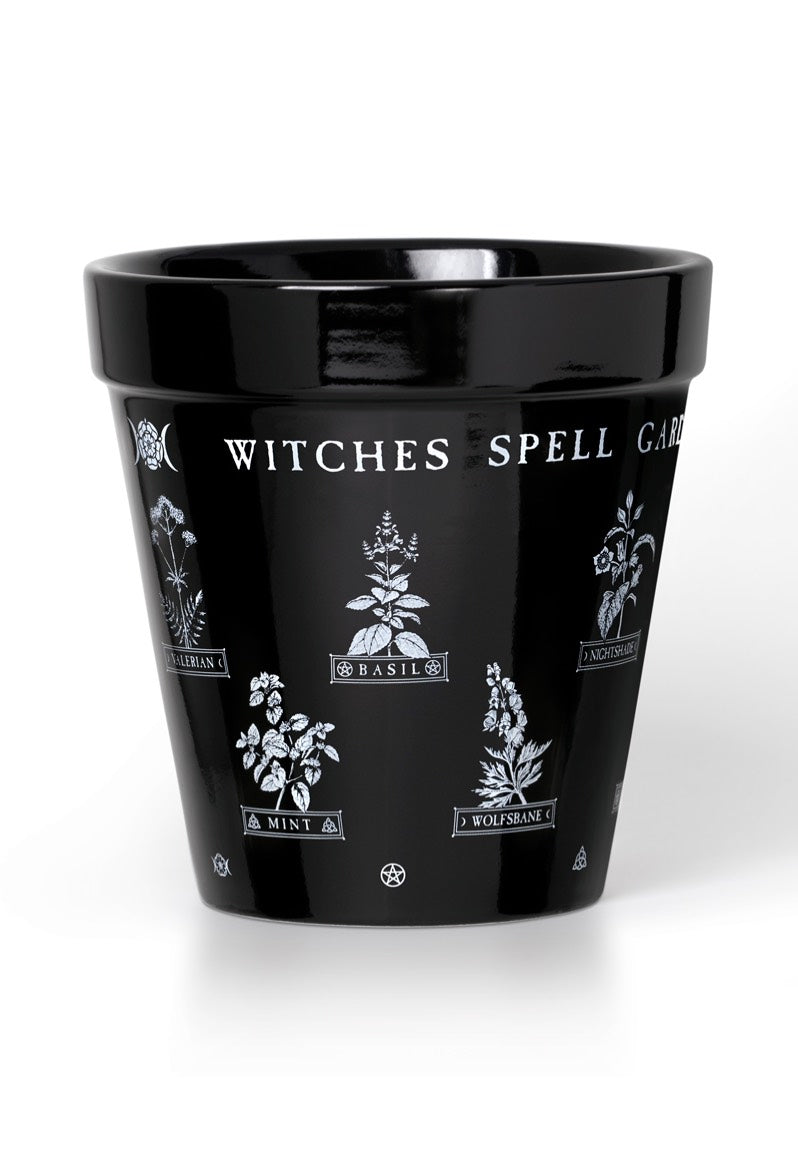 Alchemy England - Witches Spell Garden - Plant Pot | Neutral-Image