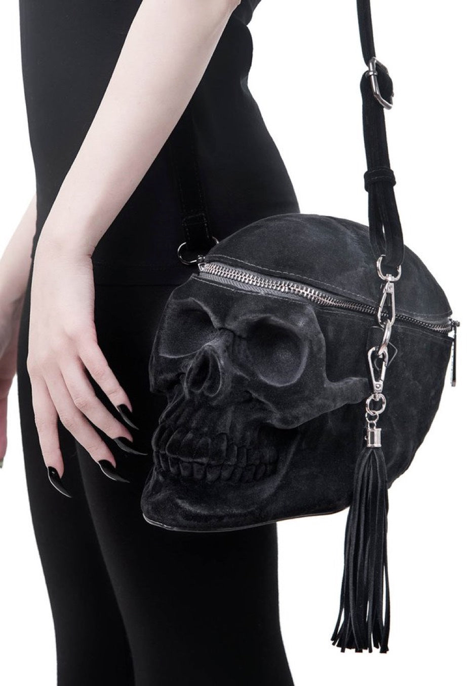 Killstar - Grave Digger Velvet Black - Bag | Neutral-Image