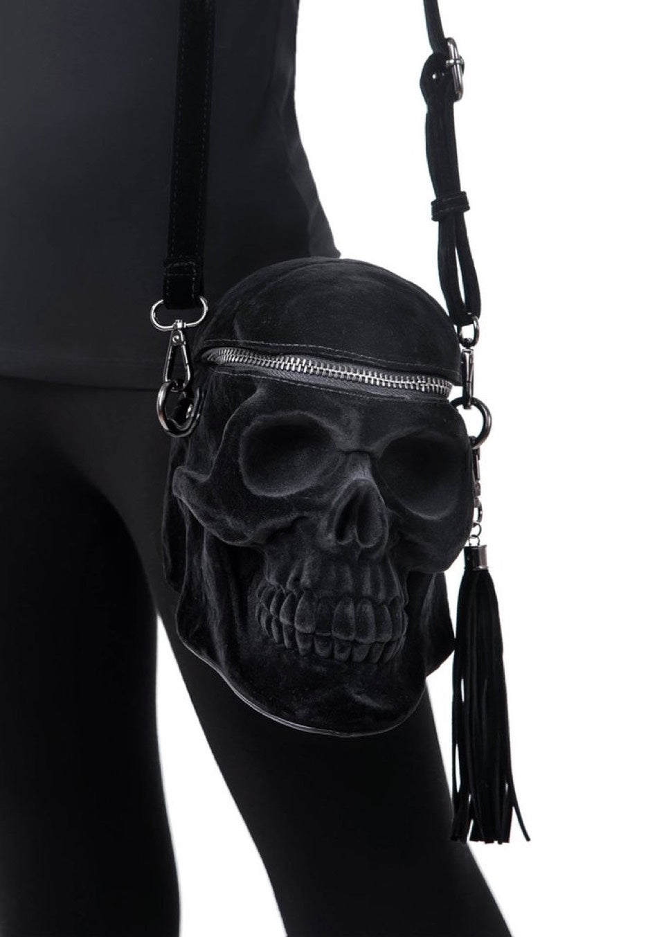 Killstar - Grave Digger Velvet Black - Bag | Neutral-Image