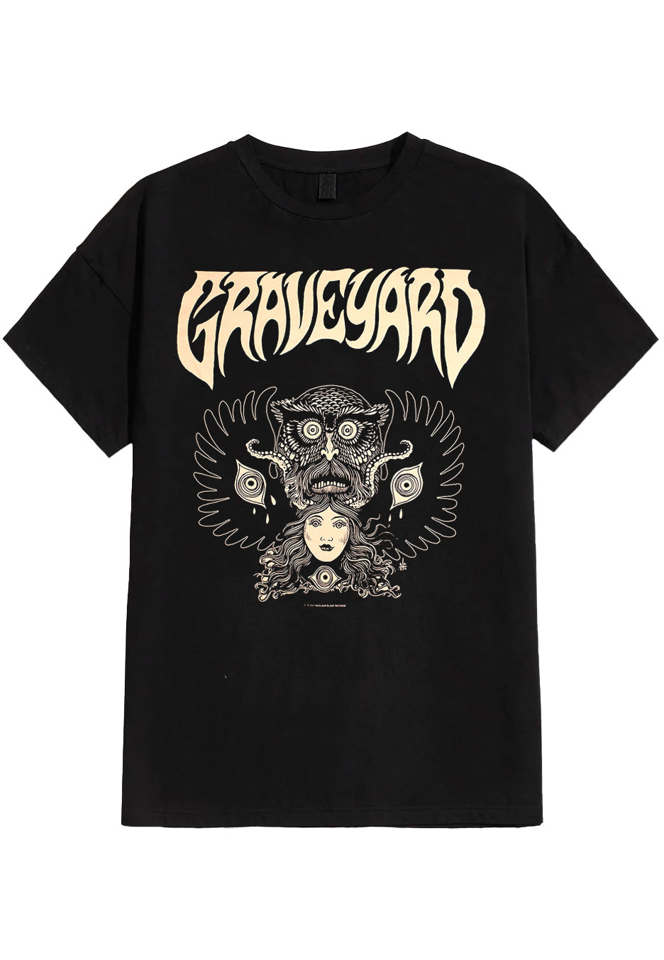 Graveyard - Monstertryck Black - T-Shirt | Neutral-Image