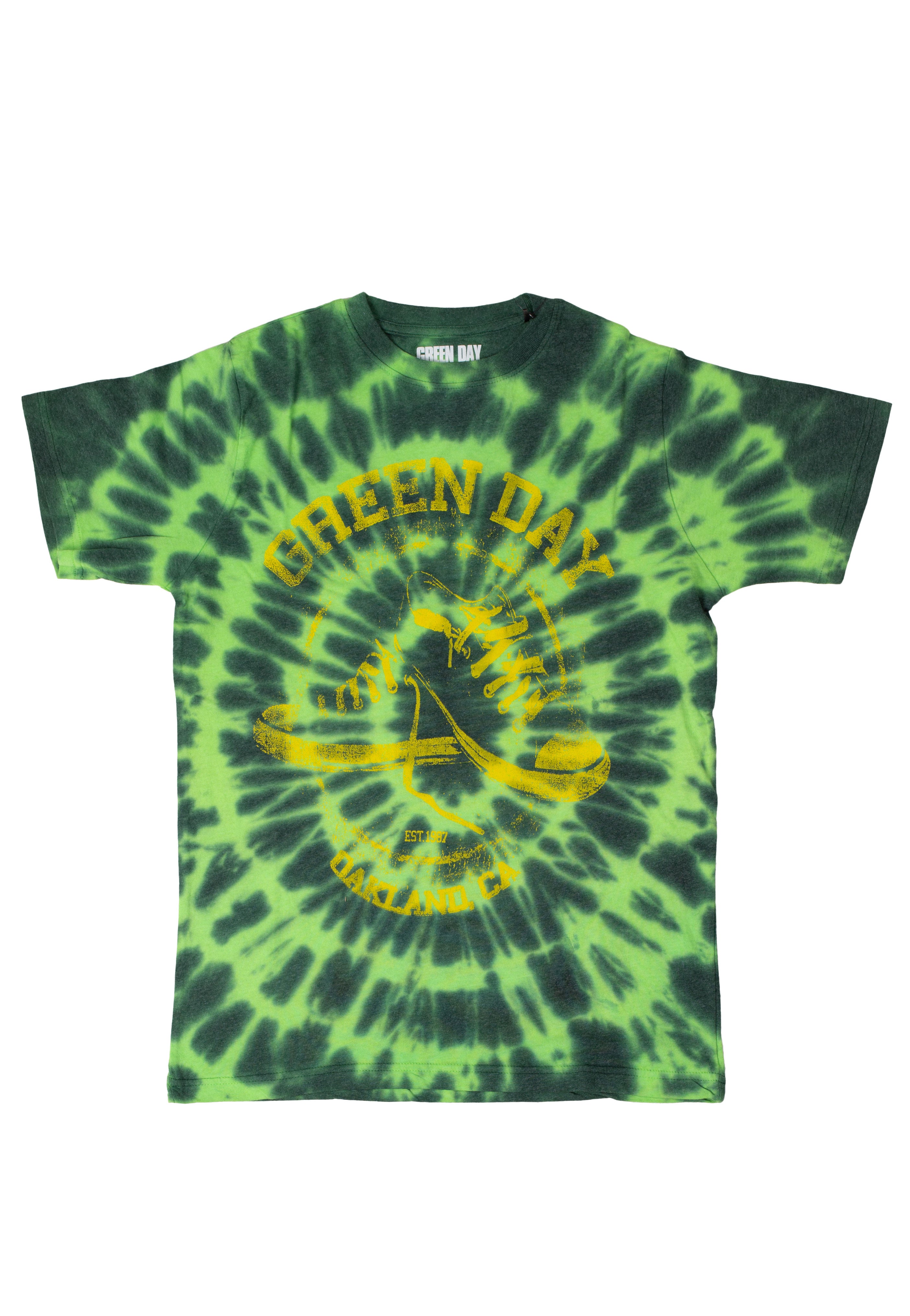 Green Day - All Stars Dip-Dye Green - T-Shirt | Neutral-Image