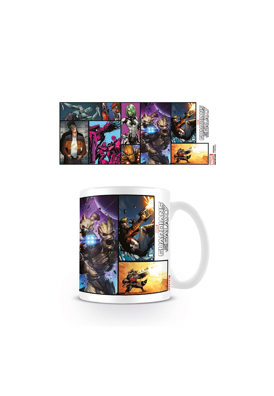 Guardians Of The Galaxy - Comic White - Mug | Neutral-Image