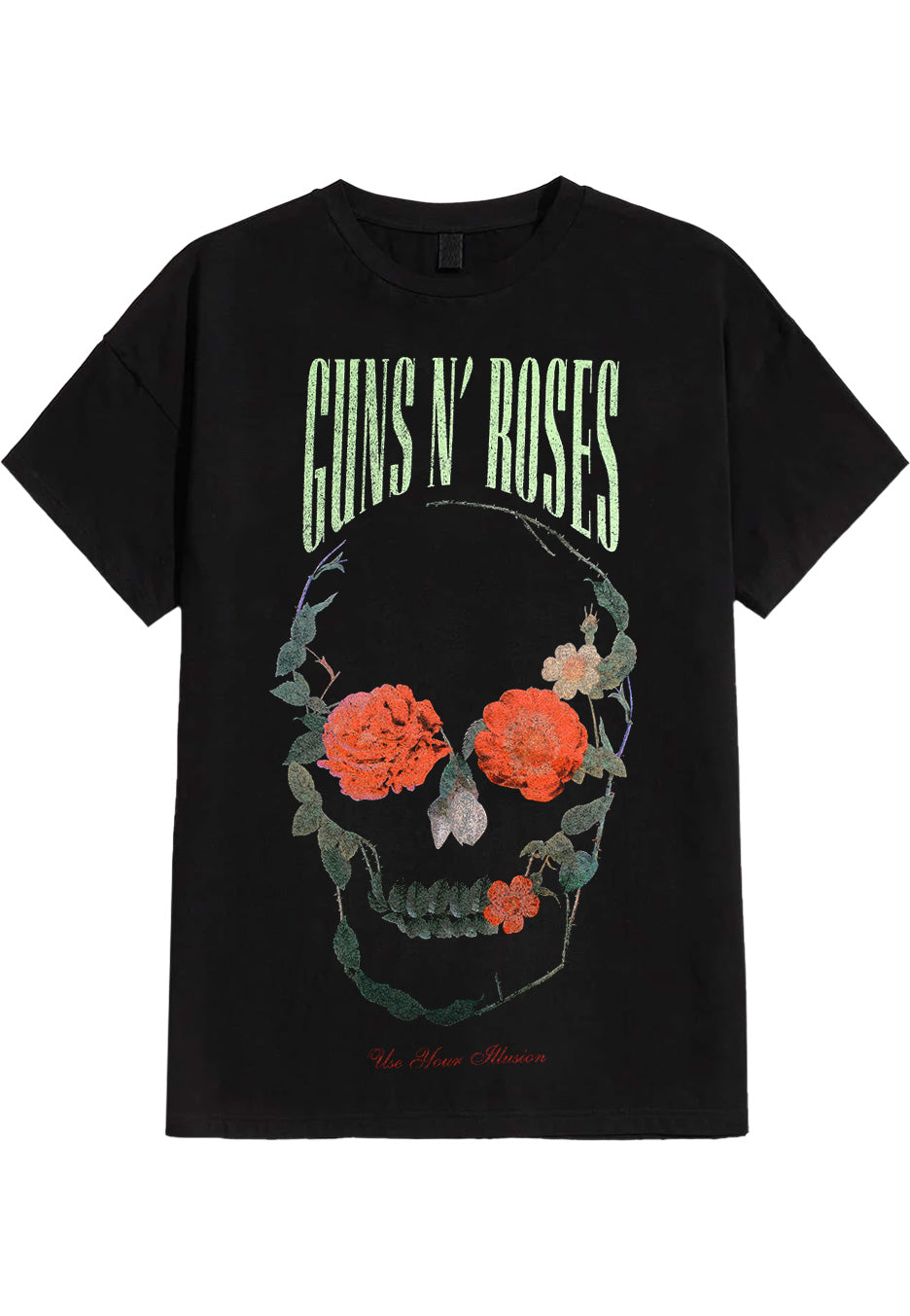 Guns N' Roses - Rose Skull - T-Shirt | Neutral-Image