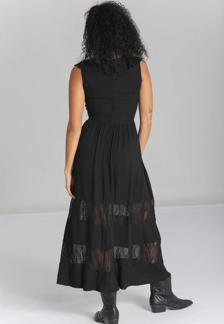 Hellbunny - Mortem Maxi Black - Dress | Women-Image