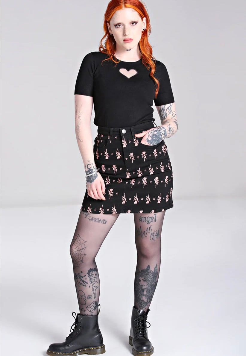 Hellbunny - The Lover Black - Skirt | Women-Image