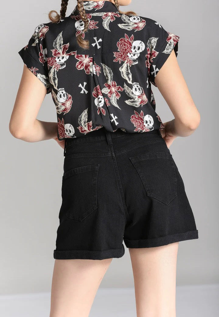 Hellbunny - Arania Black - Shorts | Women-Image