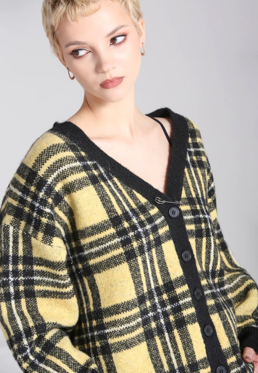 Hellbunny - Corey Yellow - Cardigan | Women-Image