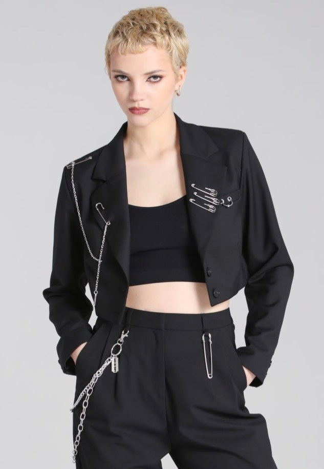 Hellbunny - Rebellion Black - Blazer | Women-Image