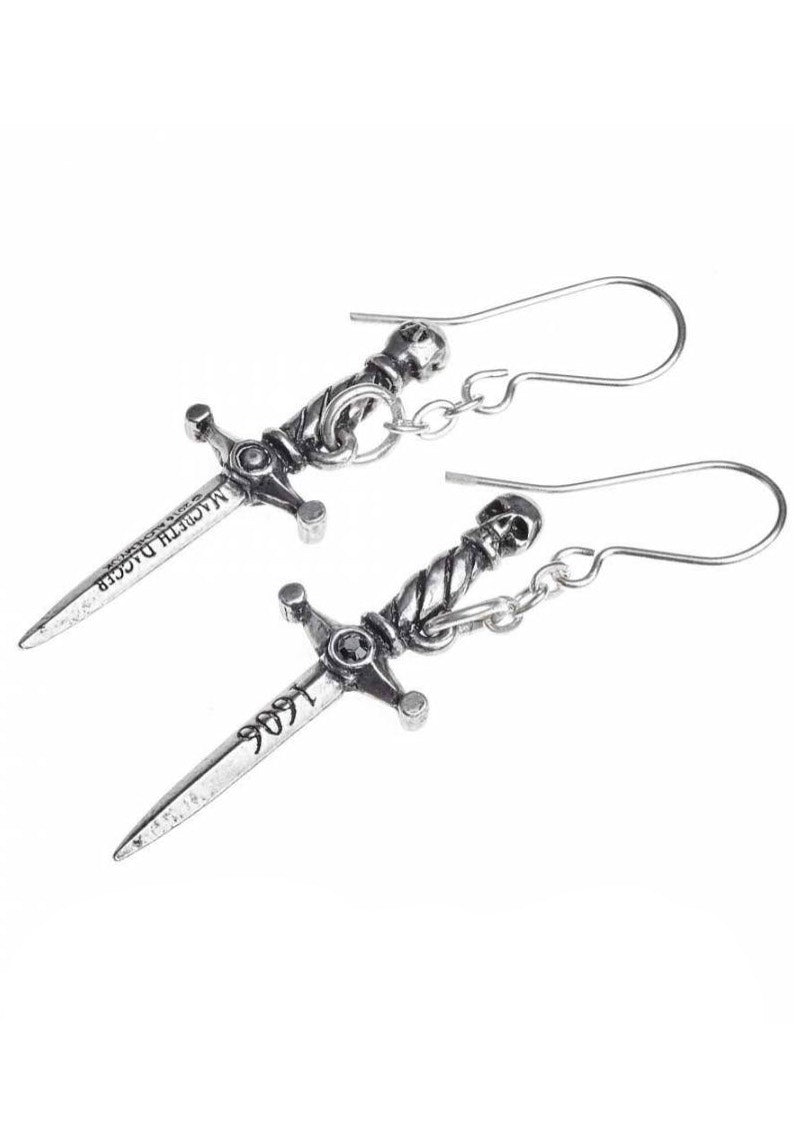 Alchemy England - Hand Of Macbeth Silver - Earrings | Neutral-Image