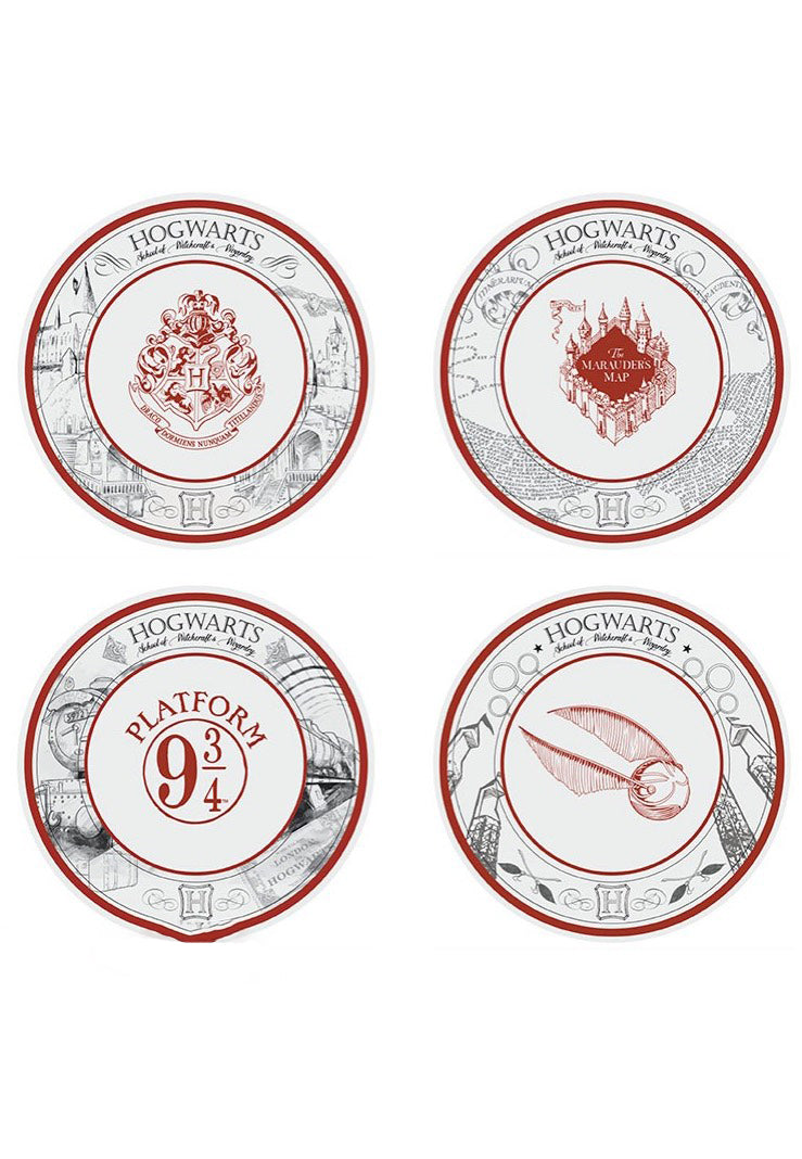 Harry Potter - Harry Potter Universe Set Of 4 - Plate | Neutral-Image