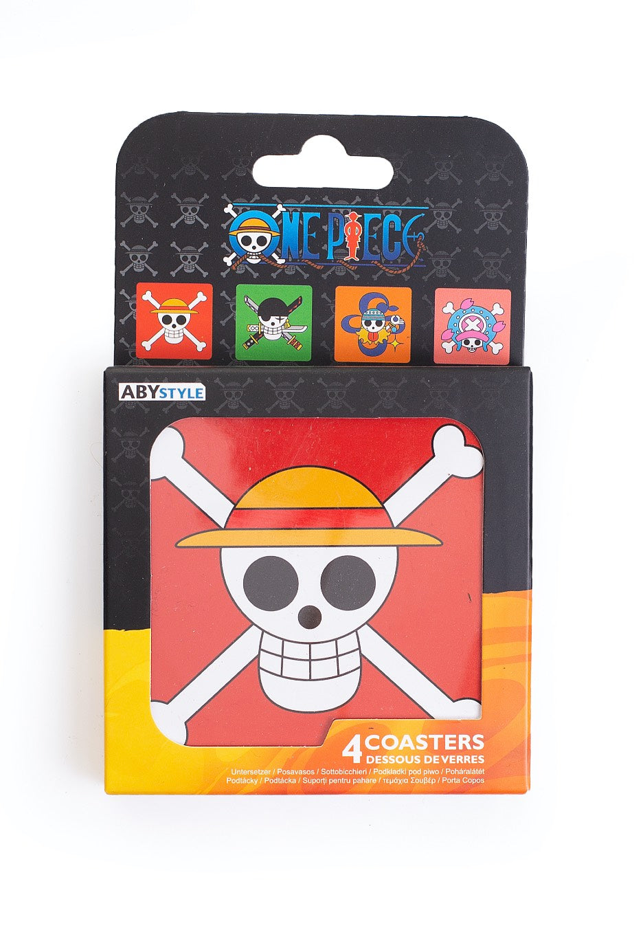 One Piece - Skulls - Coaster | Neutral-Image