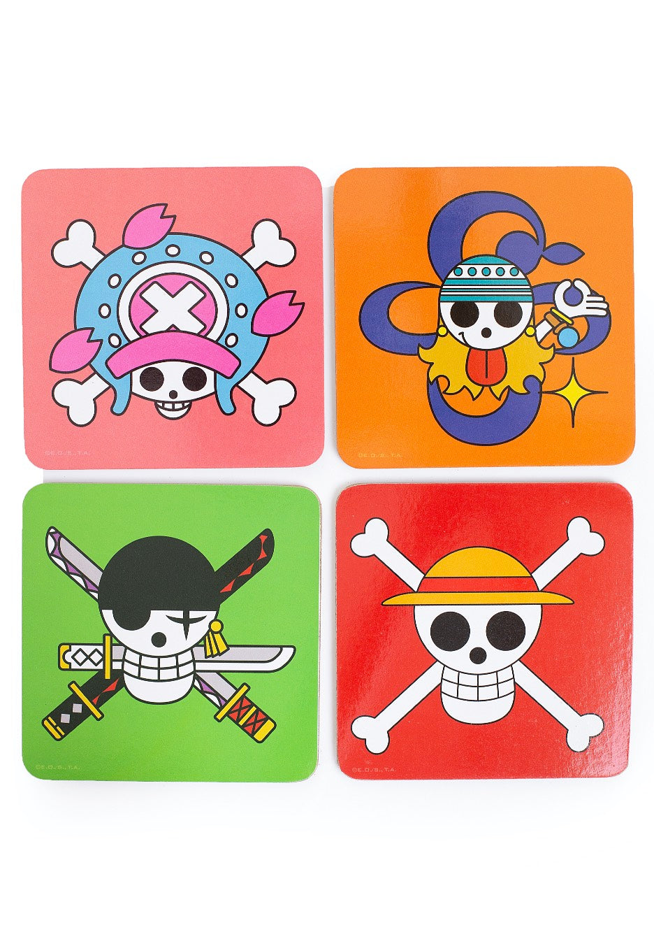 One Piece - Skulls - Coaster | Neutral-Image