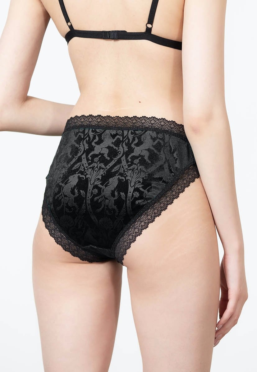 Killstar - Hear Me Roar Black - Panties | Women-Image