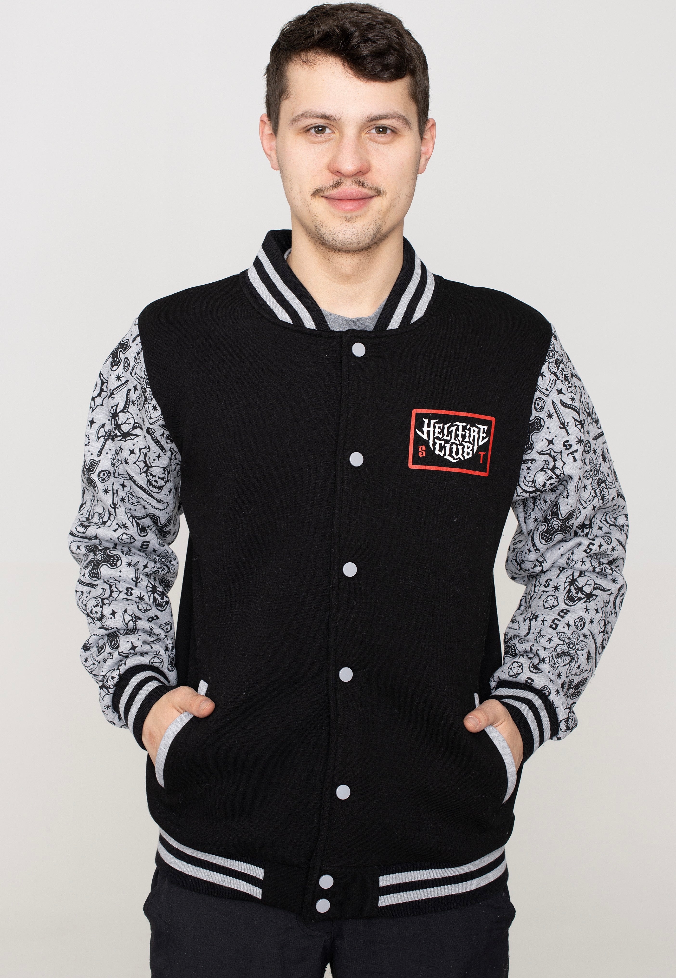 Stranger Things - Hellfire Club - College Jacket | Men-Image