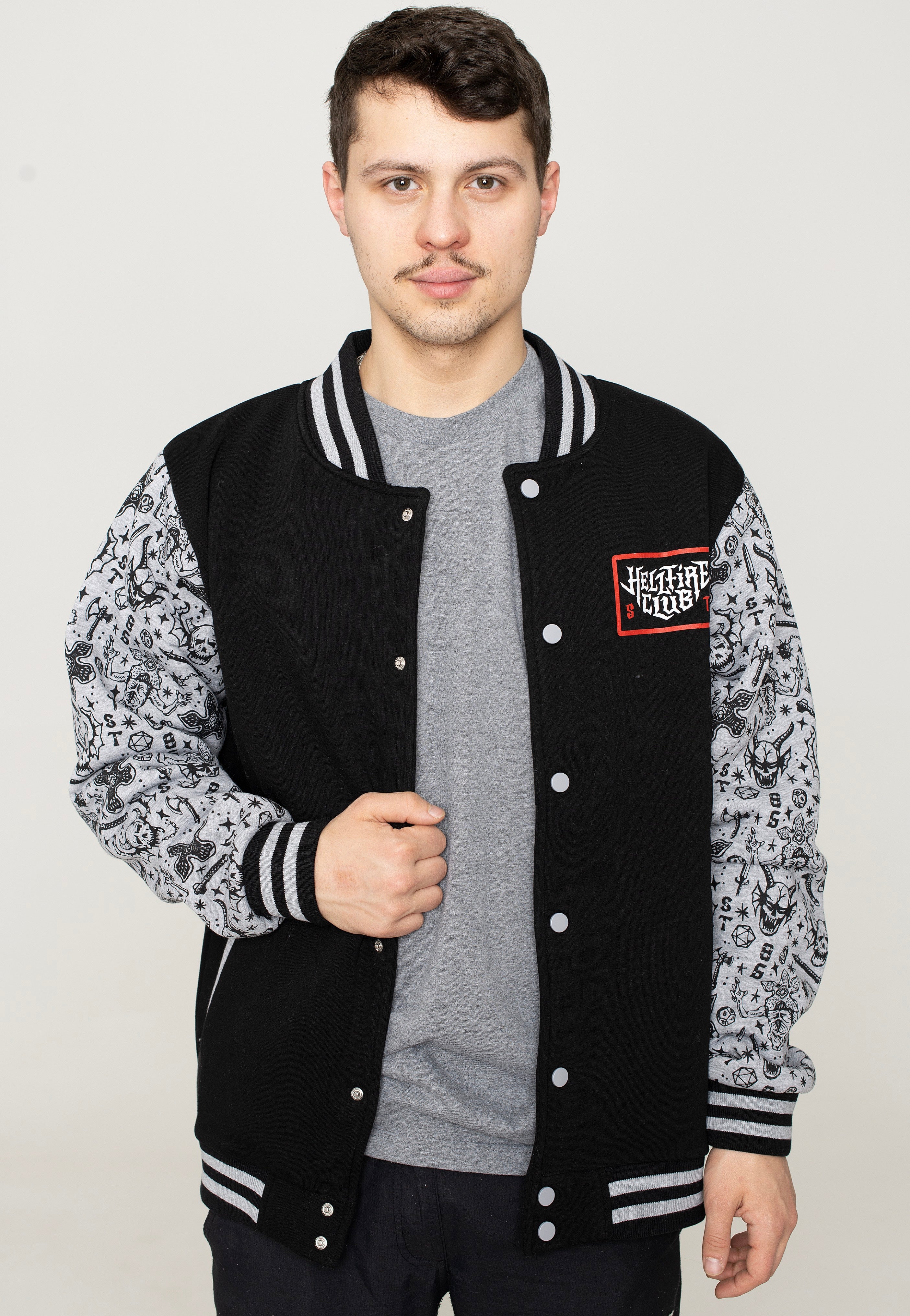 Stranger Things - Hellfire Club - College Jacket | Men-Image