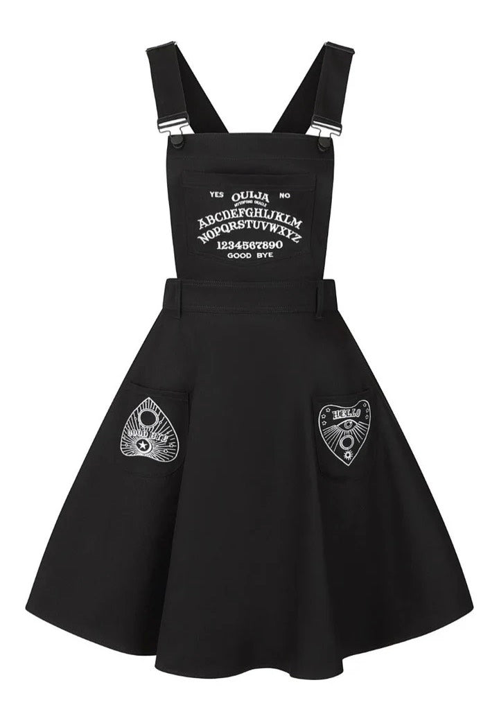 Hellbunny - Samara Pinafore Black - Dress | Women-Image