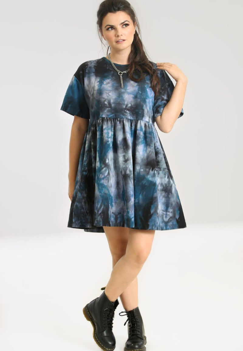 Hellbunny - Lost Mini Navy - Dress | Women-Image