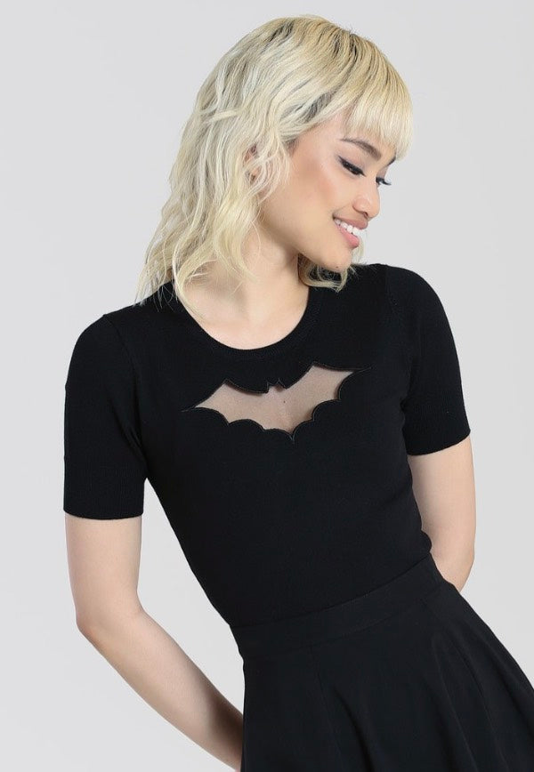 Hellbunny - Bat Black - Top | Women-Image