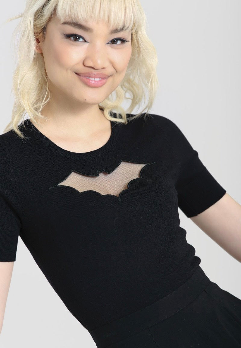 Hellbunny - Bat Black - Top | Women-Image