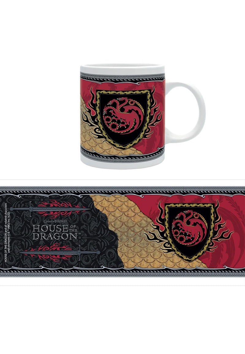 House Of The Dragon - Targaryen Dragon Crest - Mug | Neutral-Image