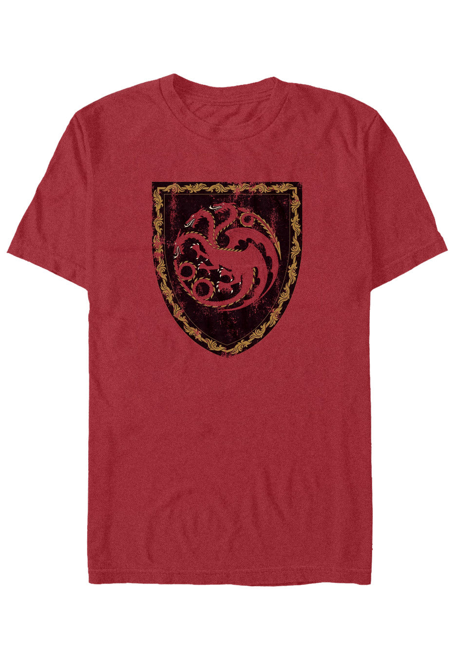 House Of The Dragon - Targaryen Crest Red - T-Shirt | Neutral-Image