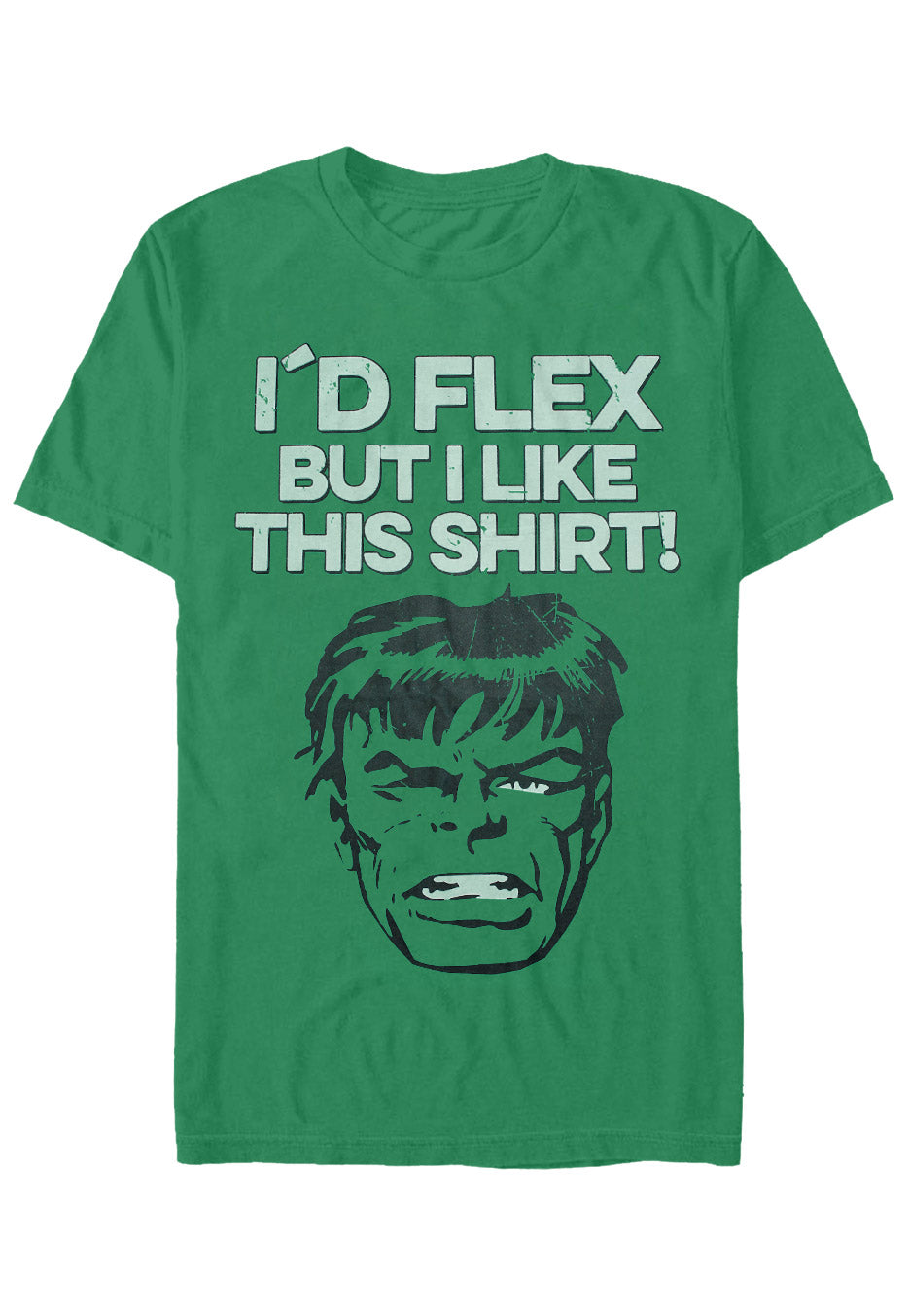 Hulk - I'd Flex Green - T-Shirt | Neutral-Image