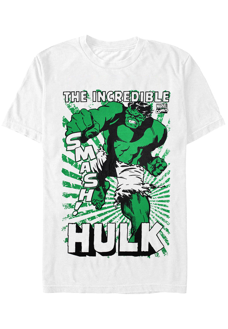 Hulk - Smash White - T-Shirt | Neutral-Image