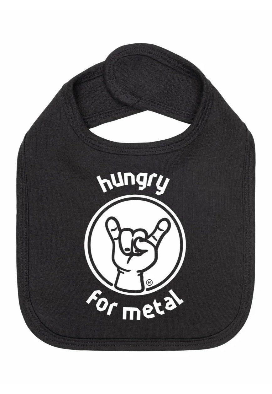 Metal Kids - Hungry For Metal - Baby Bib | Neutral-Image