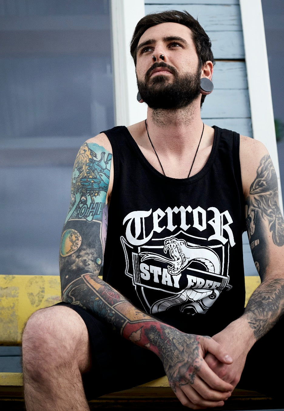 Terror - Stay Free Snake - Tank | Men-Image