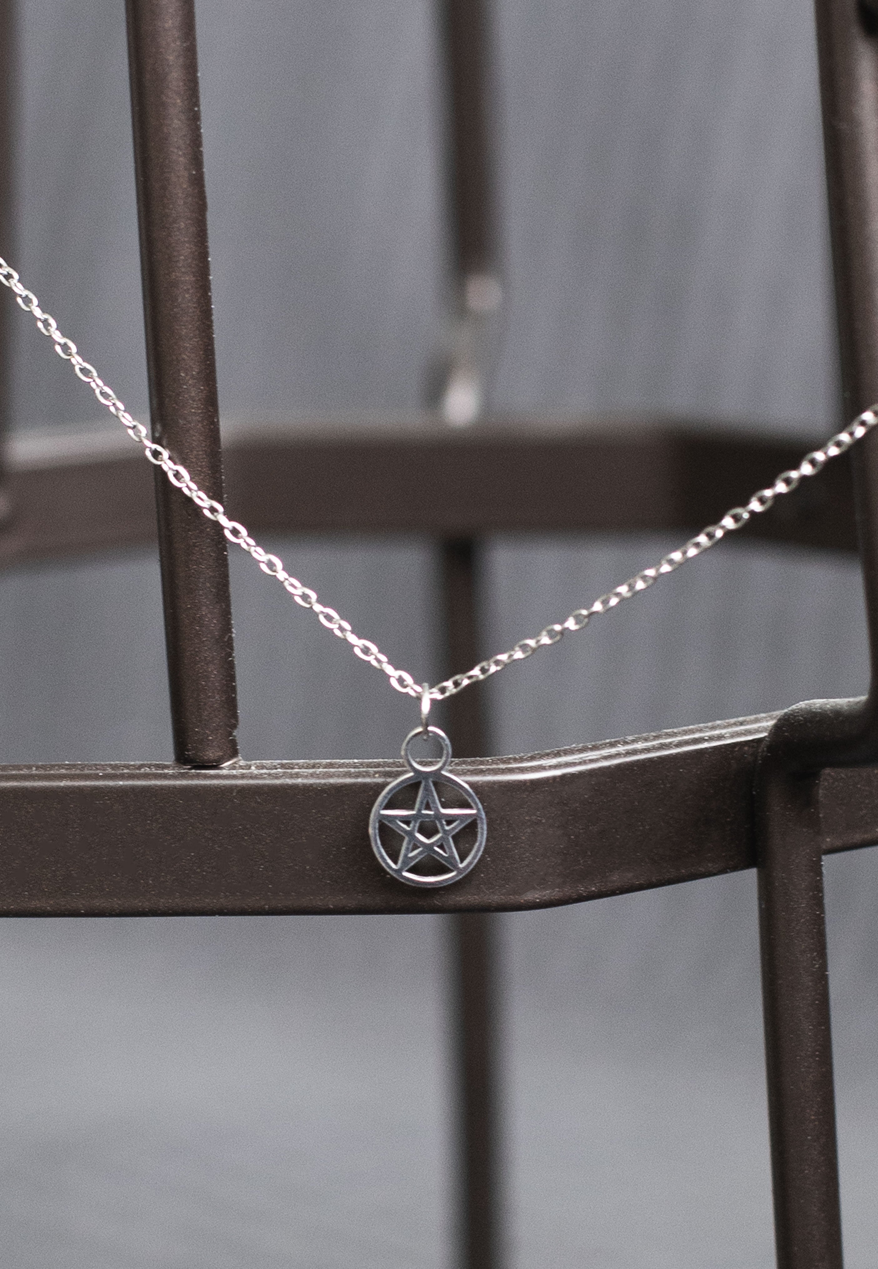 Wildcat - Little Pentagram Star Silver - Necklace | Neutral-Image