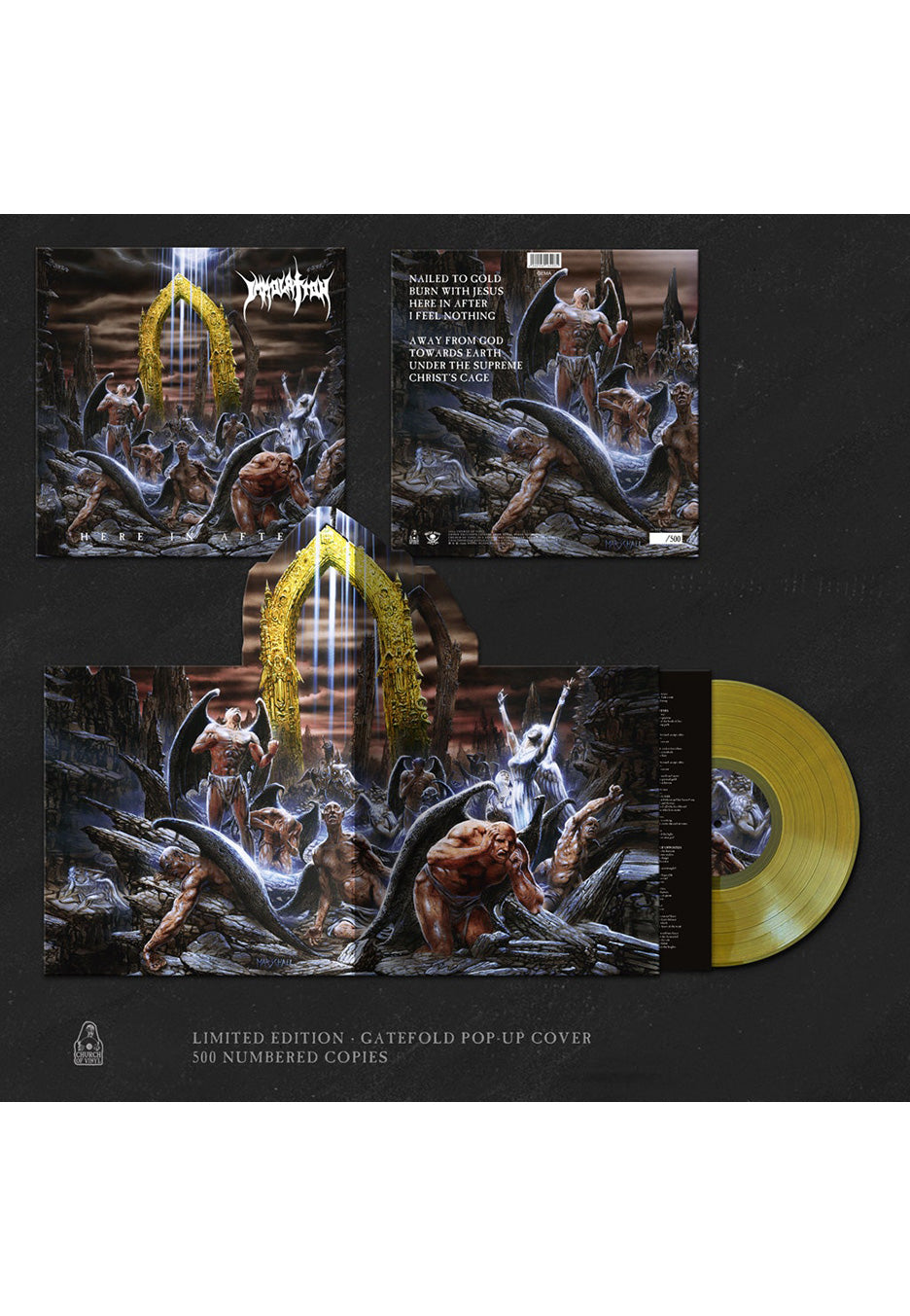 Immolation - Here In After Clear Yellow - Colored Vinyl | Neutral-Image