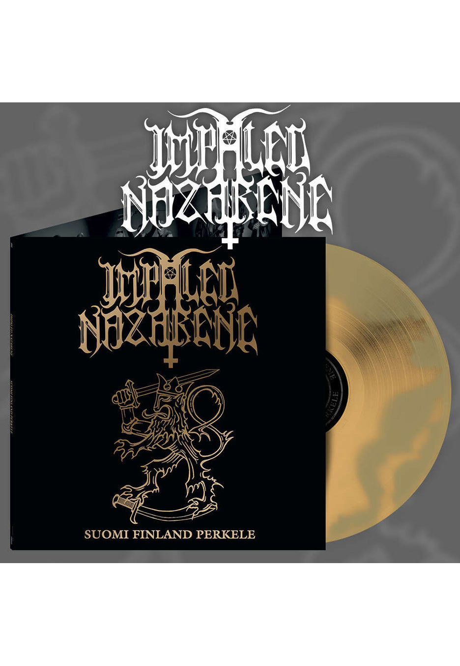 Impaled Nazarene - Suomi Finland Perkele Beer/Gold - Colored Vinyl | Neutral-Image