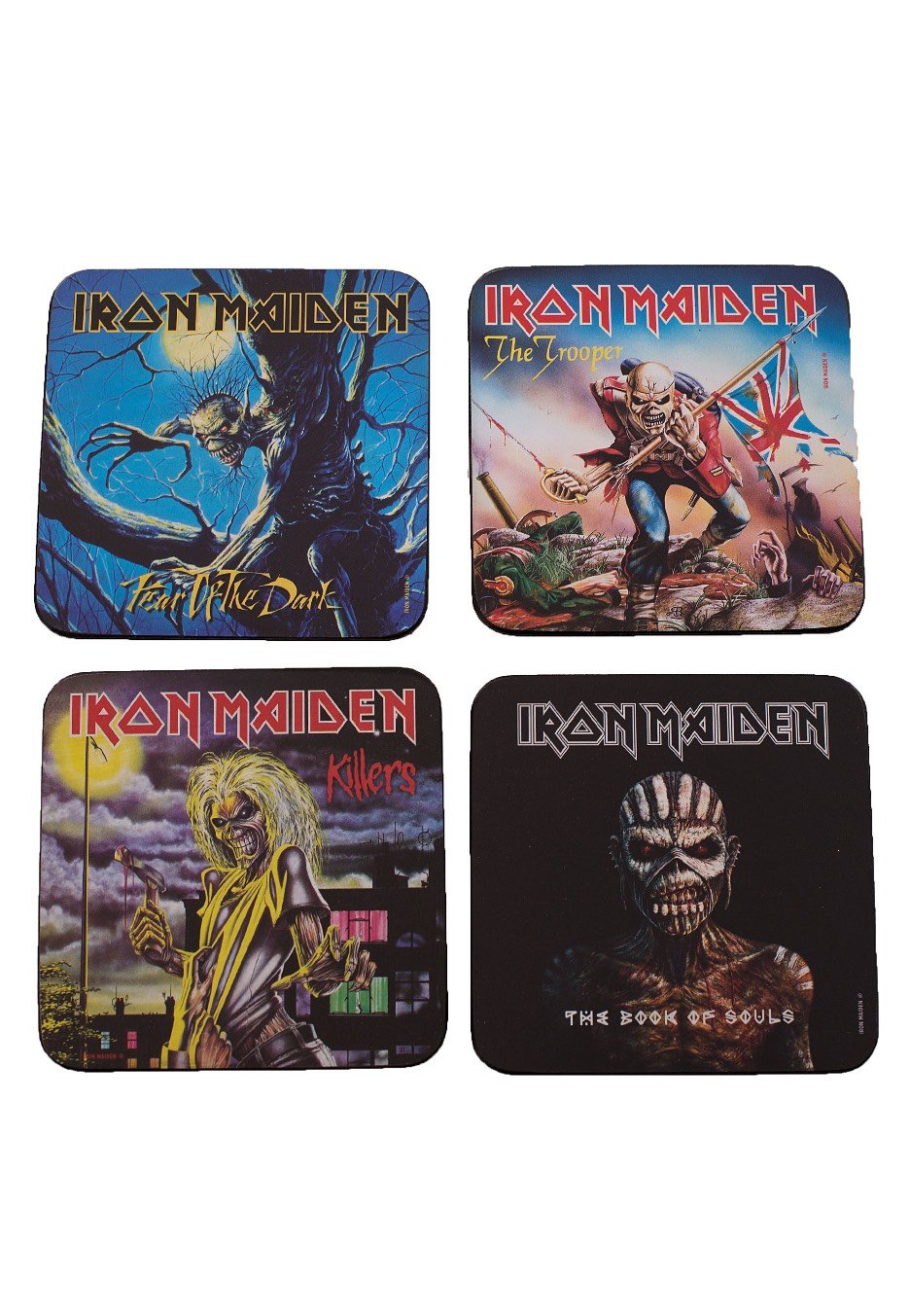 Iron Maiden - 4 Pack - Coaster | Neutral-Image