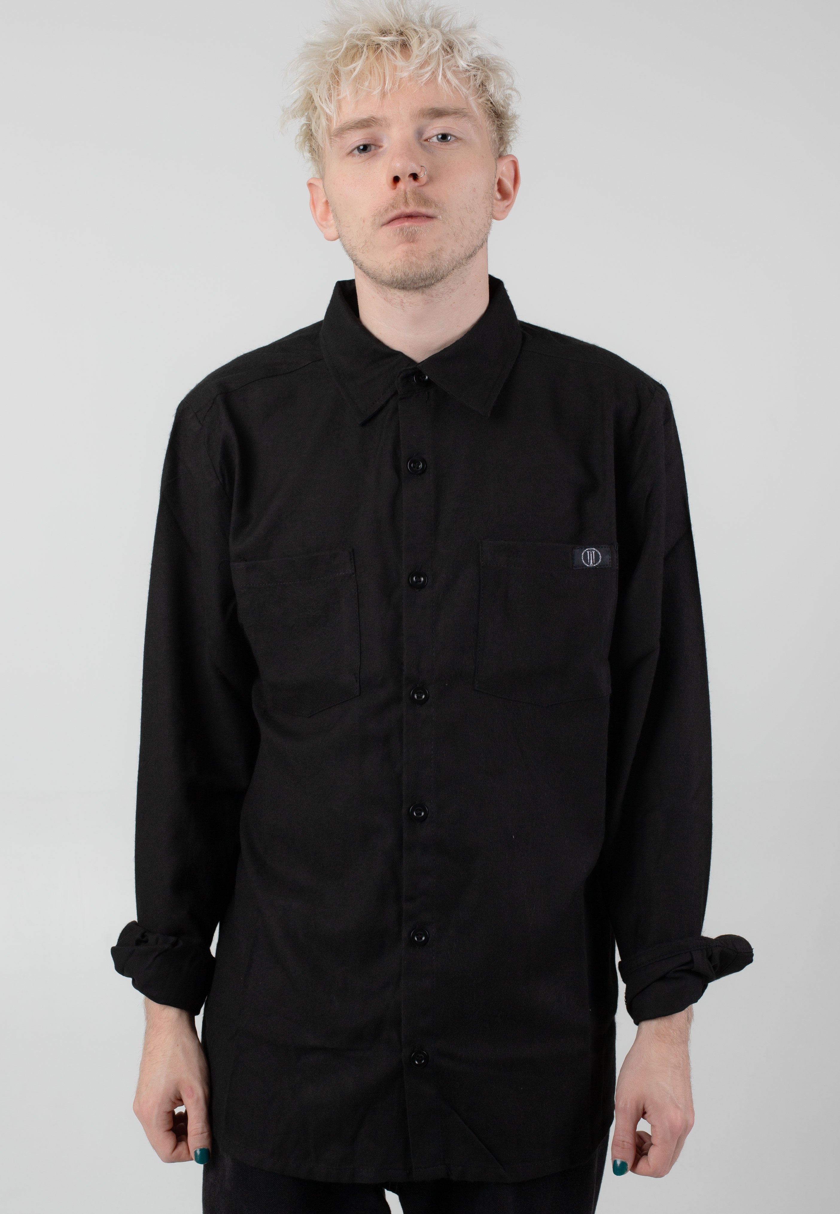 Ironnail - Hooft Black Flanell - Shirt | Men-Image