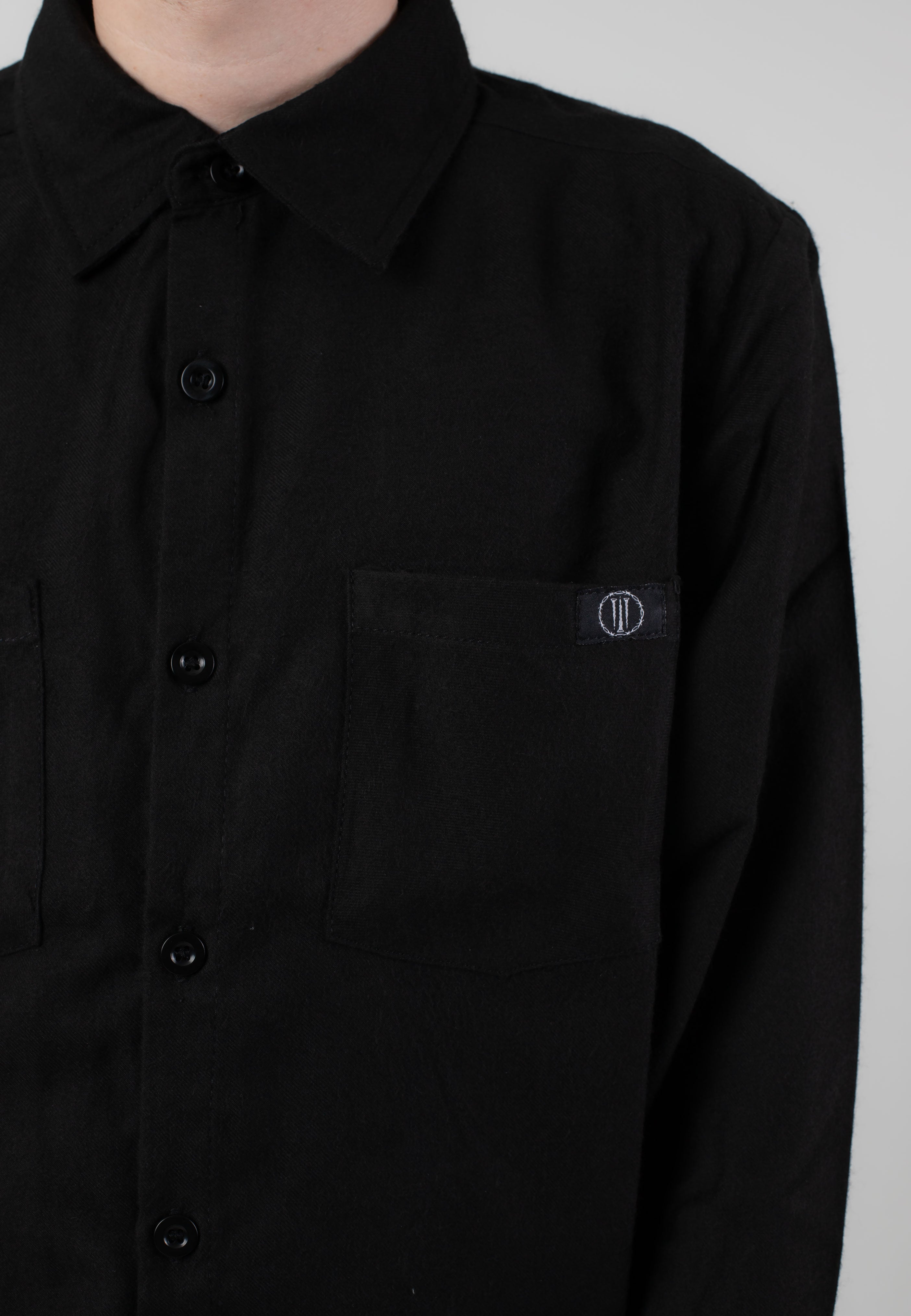 Ironnail - Hooft Black Flanell - Shirt | Men-Image