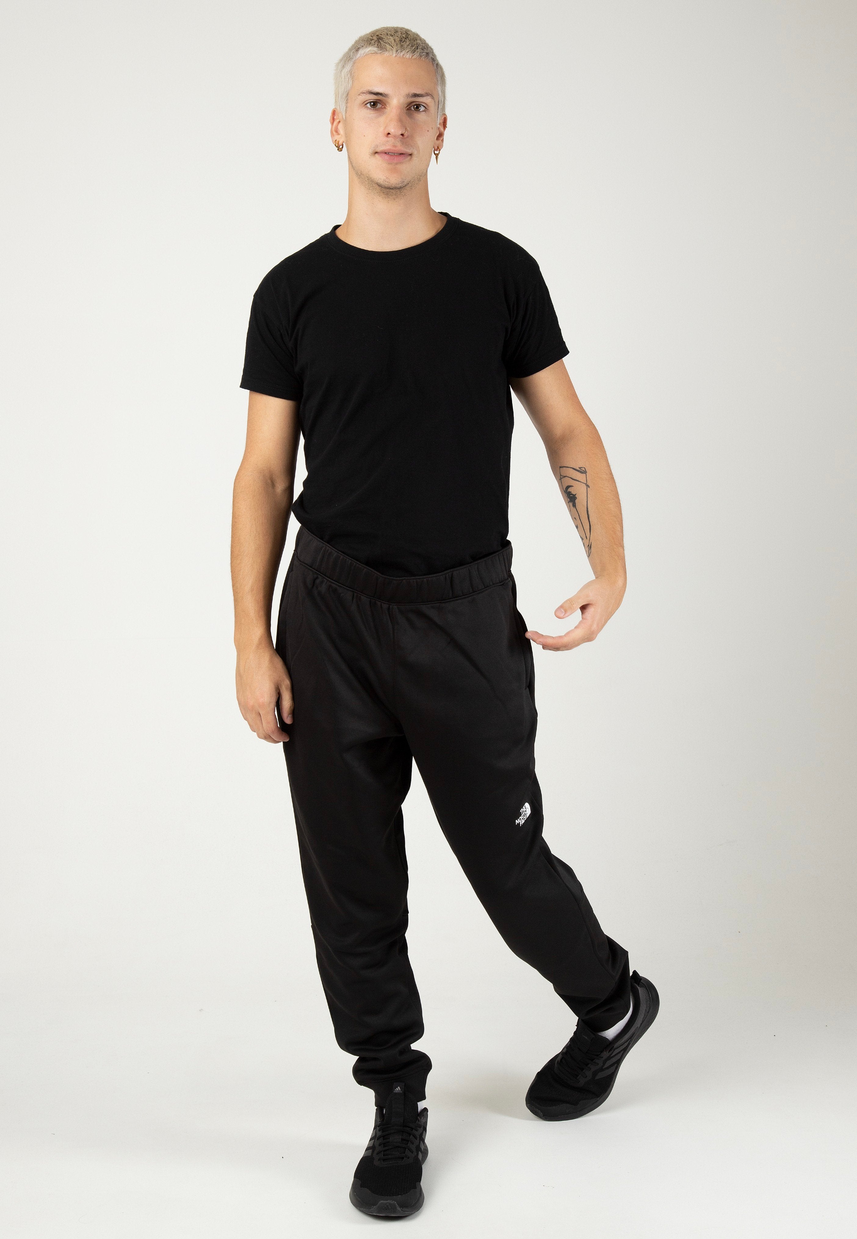 The North Face - Reaxion Fleece Tnf Black/Asphalt Grey - Sweat Pants | Men-Image