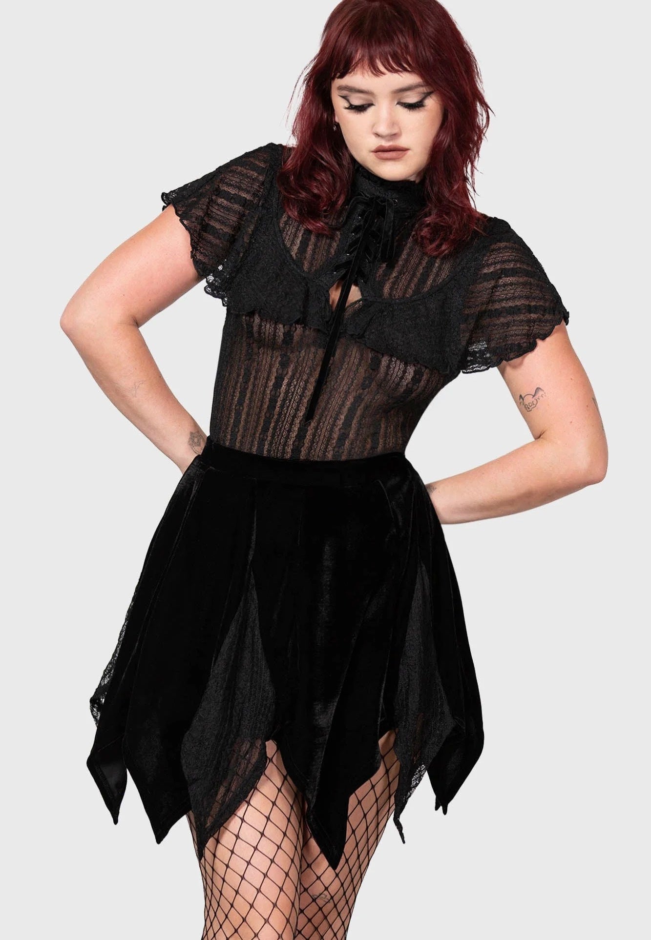 Killstar - Josephine’s Revenge Black - Skirt | Women-Image