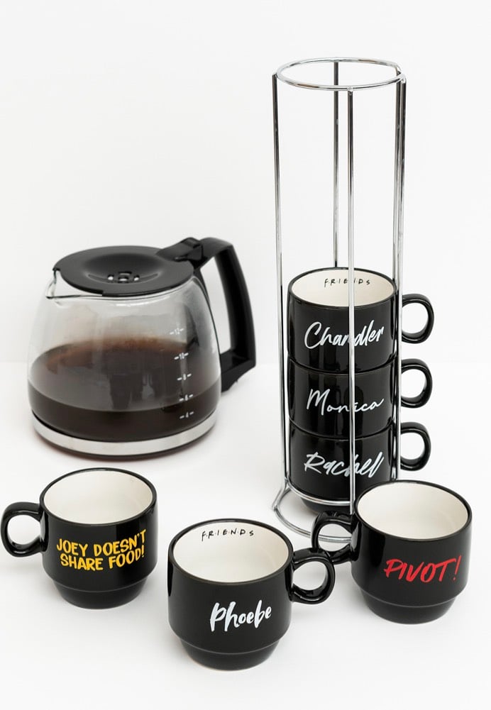 Friends - Names Set of 6 - Espresso Mugs | Neutral-Image