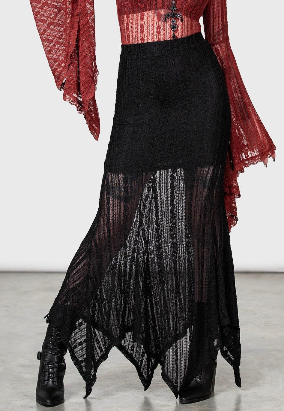 Killstar - Juliet's Betrayal - Maxi Skirt | Women-Image