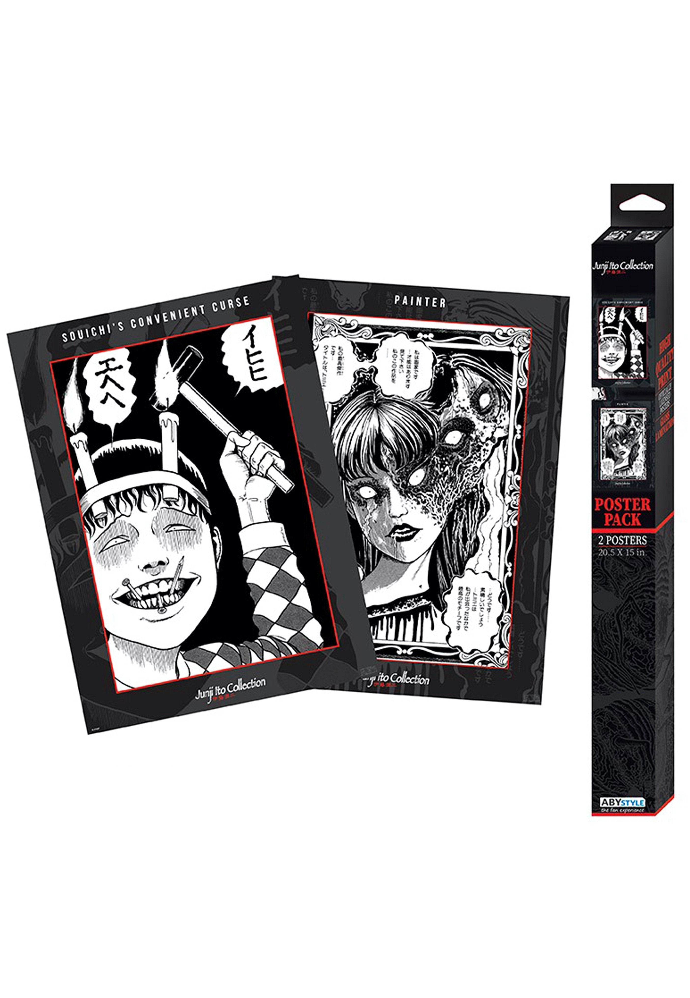 Junji Ito - Souichi And Tomie Chibi Set - Poster | Neutral-Image