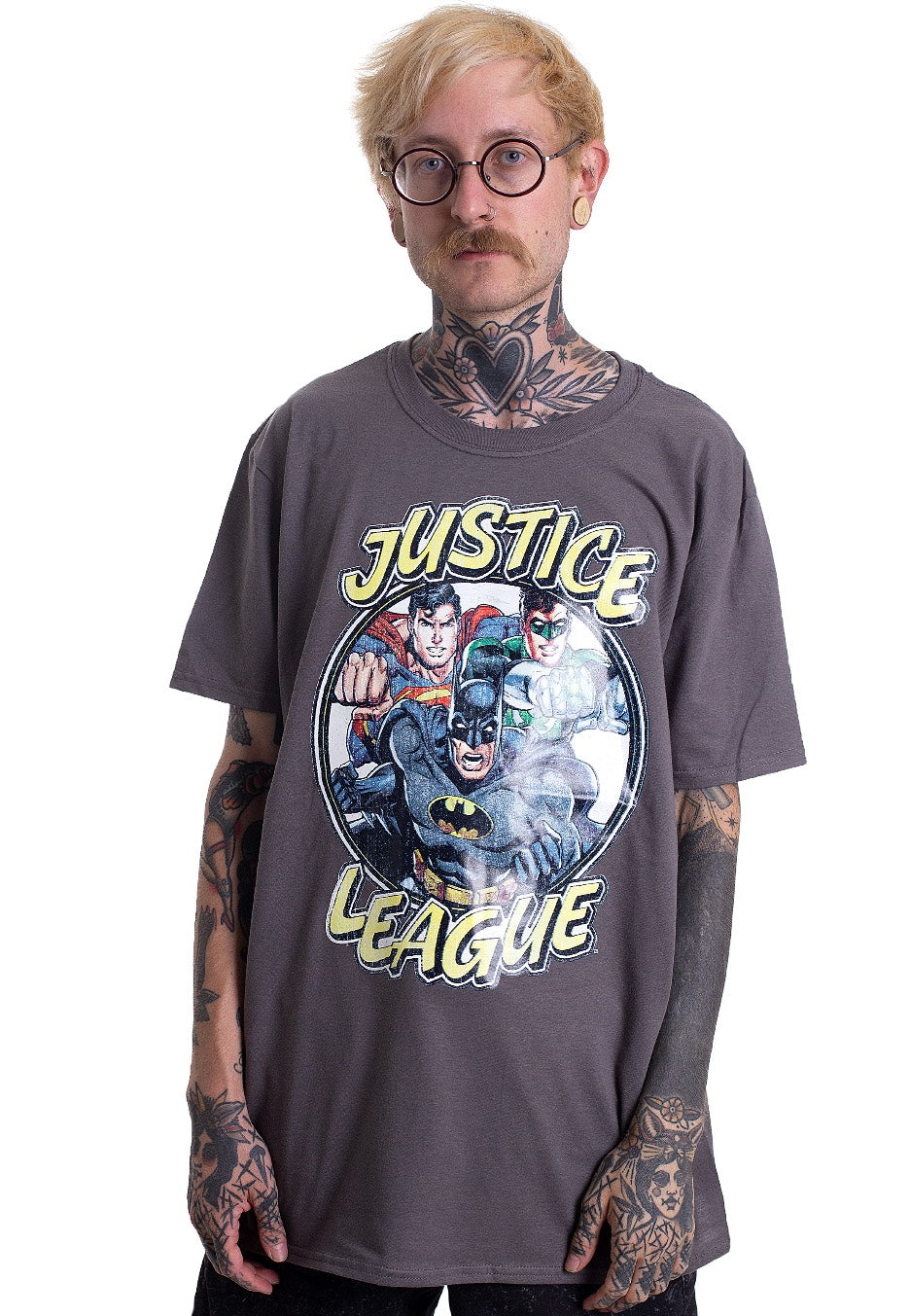 Justice League - Team Grey - T-Shirt | Men-Image