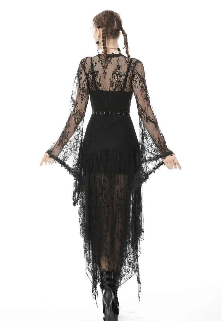 Dark In Love - Daily Home Elegant Sexy Lace Black - Kimono | Women-Image