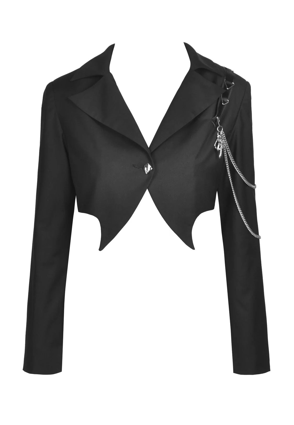 Dark In Love - Devil Magic Sexy Crop Black - Blazer | Women-Image