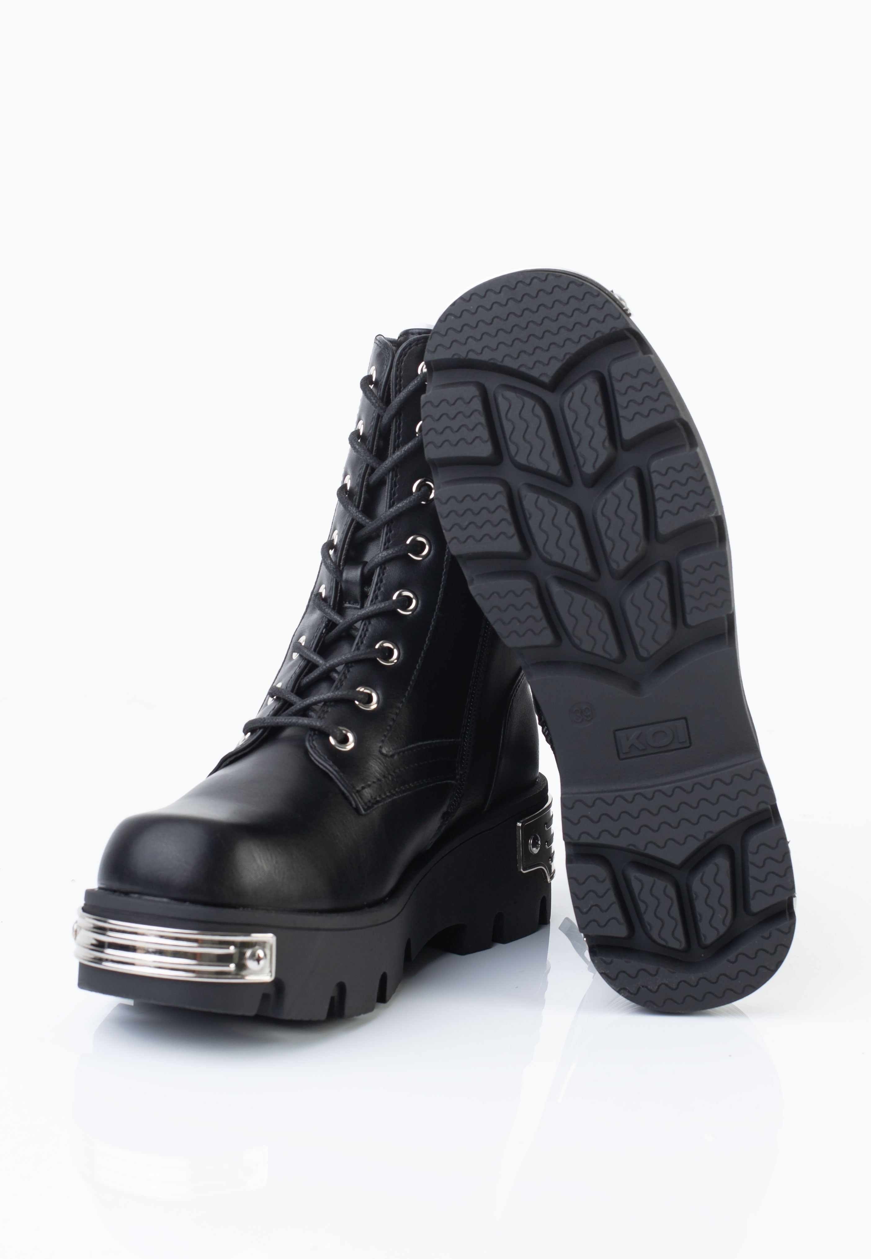 Koi Footwear - Tremon Heavy Metal Black - Girl Shoes | Women-Image