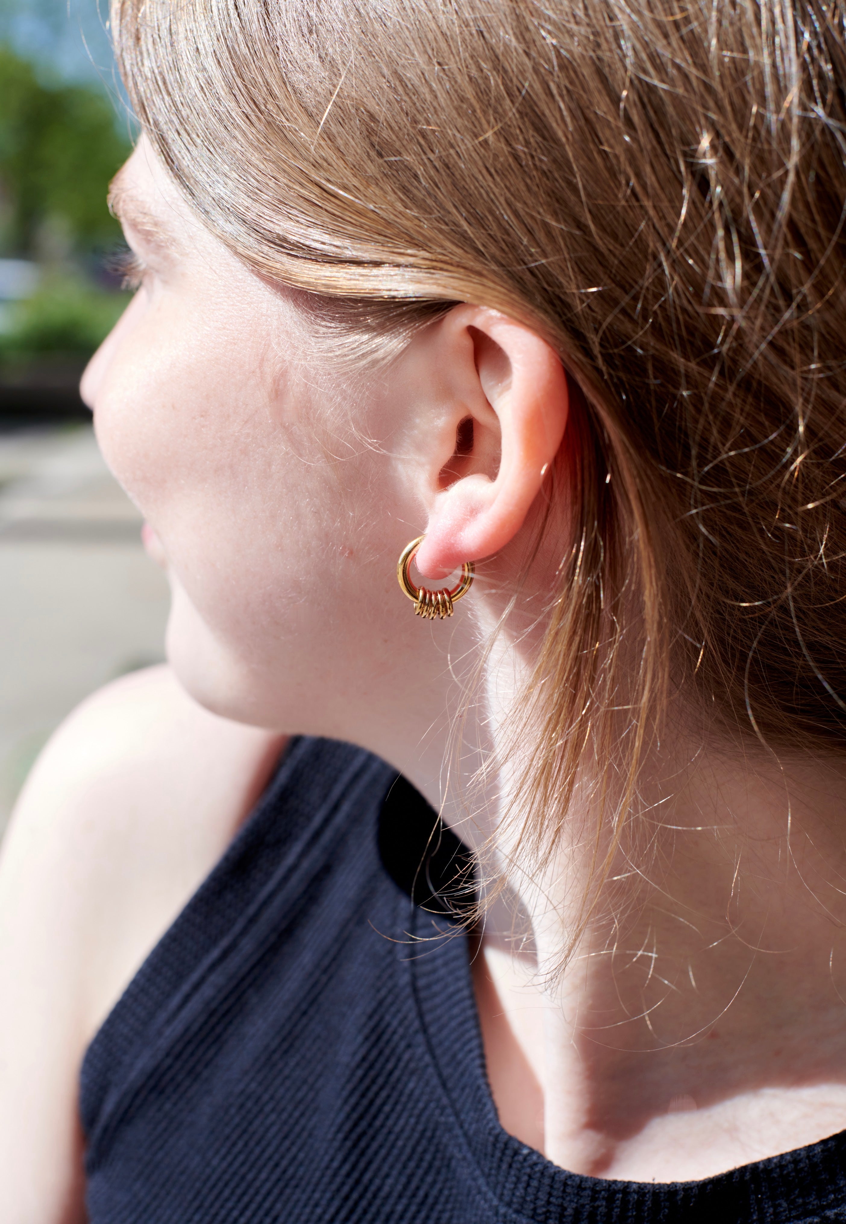 Wildcat - Little 5 Gold - Earrings | Neutral-Image